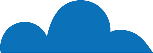 Abstract blue clouds